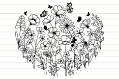 Flower and Butterfly Svg, Blooming flower svg, Flowers Svg Product Image 6