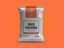 Snack Pouch Packaging 3D Mockup Template Bundle Product Image 2