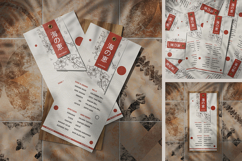 Tag-Style Menu with Eyelet Mockup Product Image 1
