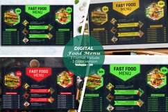 Digital Food Menu Design Template Product Image 1