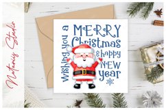 Merry Christmas and Happy New Year. Greeting card. Product Image 1