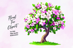 Floral tree clipart sublimation png Product Image 1