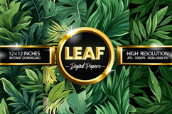 Leaf Digital Papers - 04 Variation Product Image 1