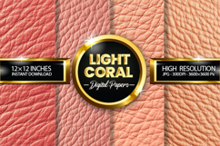 Light Coral Digital Papers - 04 Variation Product Image 1