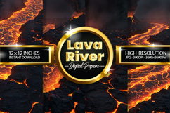 Lava River Digital Papers - 04 Variation Product Image 1