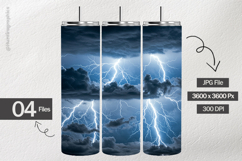 Lightning Bolt Digital Papers - 04 Variations Product Image 2