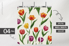 Tulip Digital Papers - 04 Variations Product Image 2