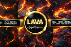 Lava Digital Papers - 04 Variation Product Image 1