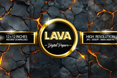 Lava Digital Papers - 04 Variation Product Image 1