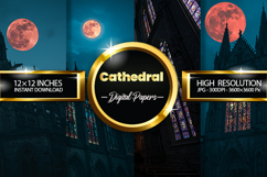 Cathedral Digital Papers - 04 Variations Product Image 1