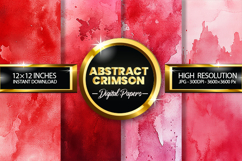 Abstract Crimson Digital Papers - 04 Variation Product Image 1