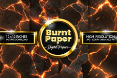 Burnt Paper Digital Papers - 04 Variations Product Image 1