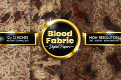 Bloody Fabric Digital Papers - 04 Variations Product Image 1