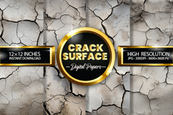 Crack Surface Digital Papers - 04 Variation Product Image 1