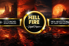 Hell Fire Digital Papers - 04 Variation Product Image 1