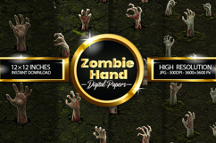 Zombie hand Digital Papers - 04 Variations Product Image 2