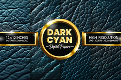 Dark Cyan Digital Papers - 04 Variation Product Image 1