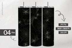 Dark Spider Web Digital Papers - 04 Variations Product Image 2