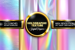 Holographic Texture Digital Papers - 04 Variation Product Image 1