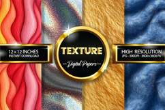 Texture Glitter Digital Papers - 04 Variations Product Image 1