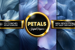 Petals Digital Papers - 04 Variation Product Image 1