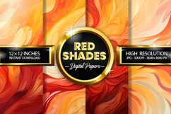 Red Shades Digital Papers - 04 Variation Product Image 1