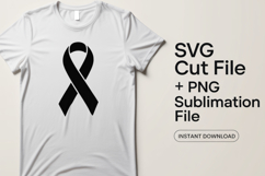 4x Cancer Awareness Ribbon Heart Butterfly SVG Cut Files Product Image 2