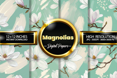 Magnolias Digital Papers - 04 Variations Product Image 1