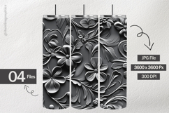 Embossed Pattern Digital Papers - 04 Variations Product Image 2