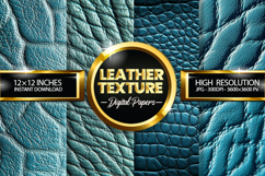 Leather Texture Digital Papers - 04 Variation Product Image 1