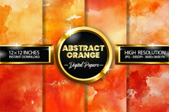 Abstract Orange Digital Papers - 04 Variation Product Image 1