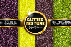 Glitter Texture Digital Papers - 04 Variations Product Image 1