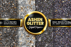 Ashen Glitter Glitter Digital Papers - 04 Variations Product Image 1