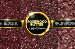 Rosewood Digital Papers - 04 Variations Product Image 1