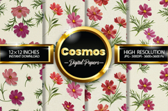 Cosmos Digital Papers - 04 Variations Product Image 1
