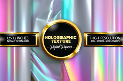 Holographic Texture Digital Papers - 04 Variation Product Image 1