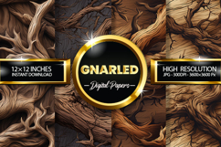 Gnarled Digital Papers - 04 Variation Product Image 1