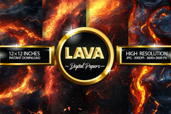 Lava Digital Papers - 04 Variation Product Image 1