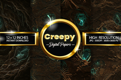Creepy Digital Papers - 04 Variations Product Image 1