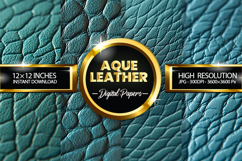 Aque Leather Digital Papers - 04 Variation Product Image 1