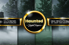 Haunted Digital Papers - 04 Variations Product Image 1