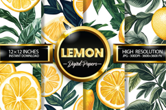 Lemon Digital Papers - 04 Variation Product Image 1