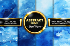 Abstract Blue Digital Papers - 04 Variation Product Image 1