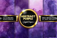 Abstract Purple Digital Papers - 04 Variation Product Image 1
