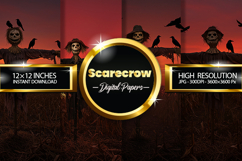 Scarecrow Digital Papers - 04 Variations Product Image 1
