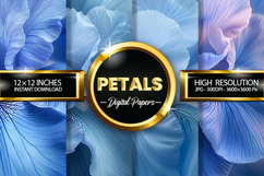 Petals Digital Papers - 04 Variation Product Image 1