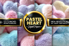 Pastel Heart Digital Papers - 04 Variation Product Image 1