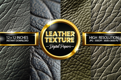 Leather Texture Digital Papers - 04 Variation Product Image 1