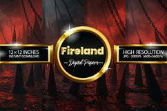 Fireland Digital Papers - 04 Variations Product Image 1