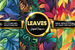 Leaves Digital Papers - 04 Variation Product Image 1